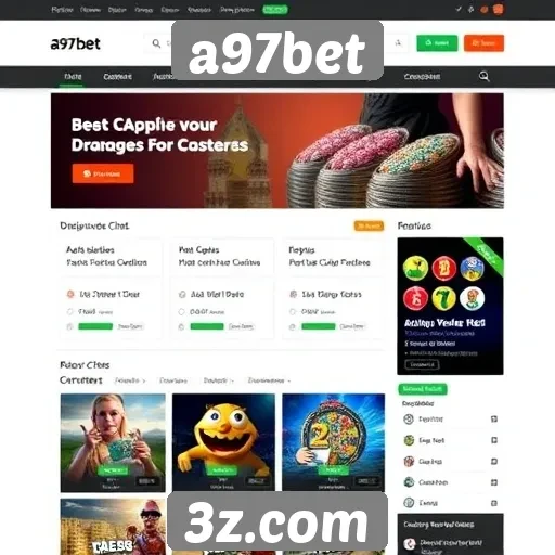 Avaliação das funcionalidades do site a97bet